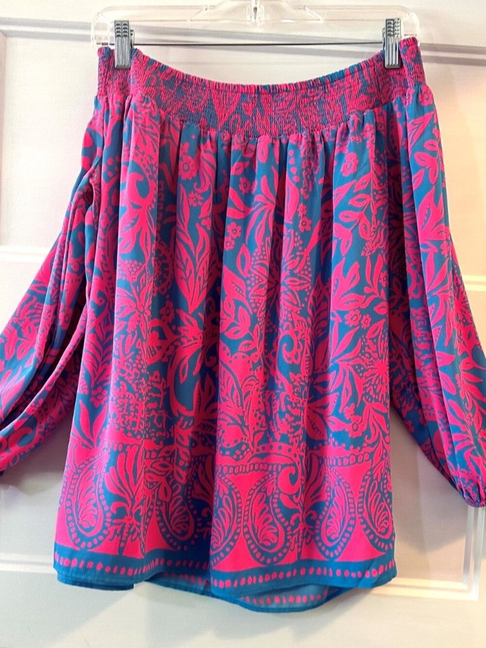 Lilly Pulitzer off the shoulder top.